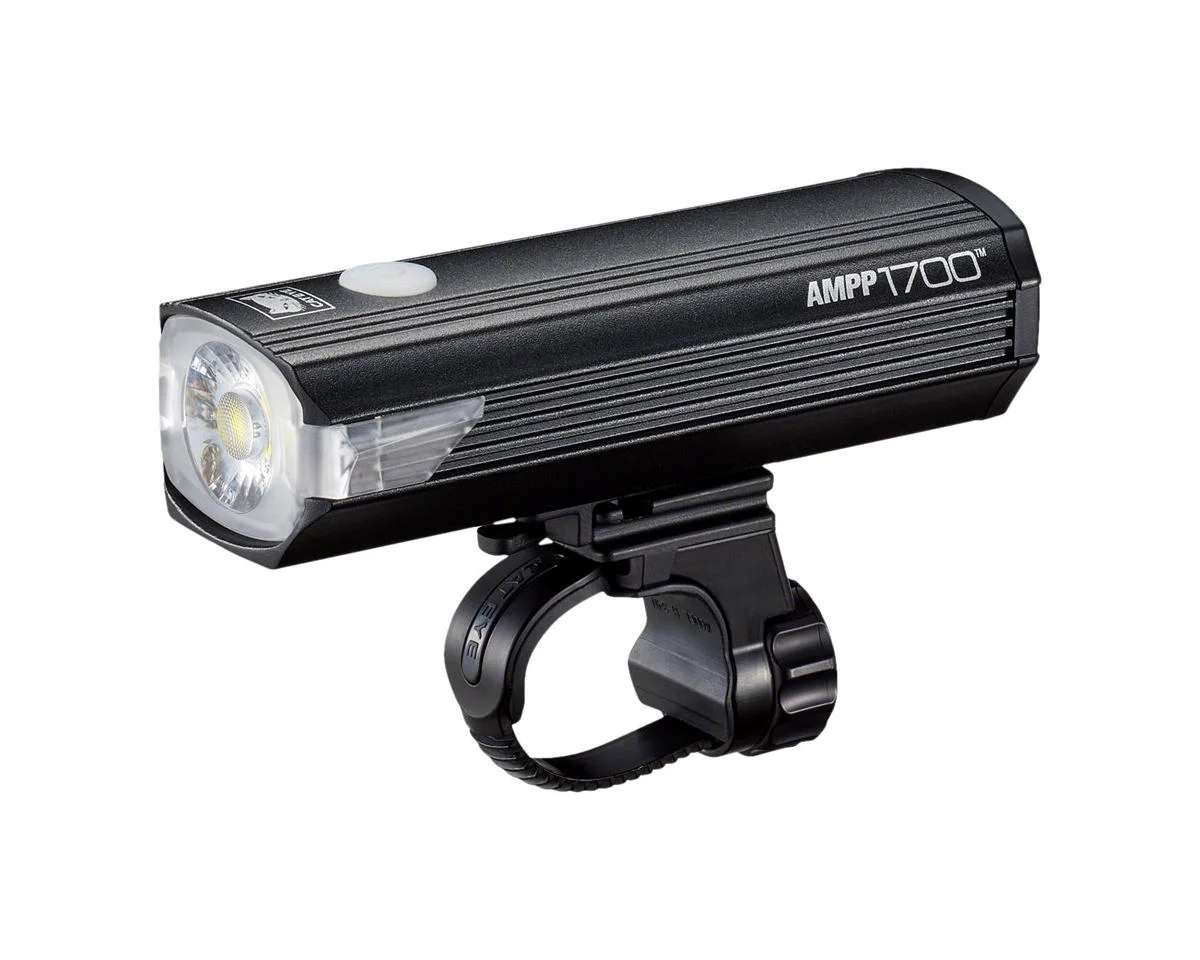 CatEye AMPP1700 Headlight (Black) (1700 Lumens) (USB Rechargeable)